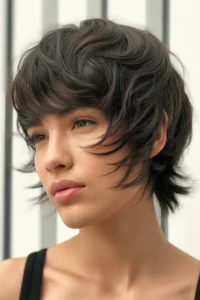 Wolf Cut with Short Front Layers