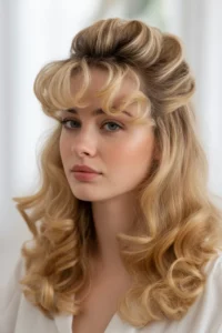 90s Blowout Half-Up Hairstyle