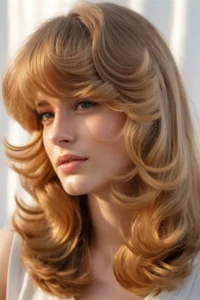 90s Blowout with Feathered Layers