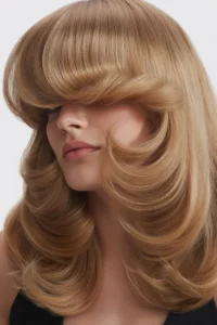 90s Blowout with Inward Curled Ends