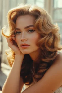 90s Blowout with Outward Curled Ends