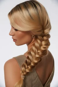 Birthday Braided Ponytail