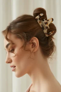 Birthday Claw Clip Updo (Chic)