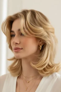 Blonde Hair with Face-Framing Layers