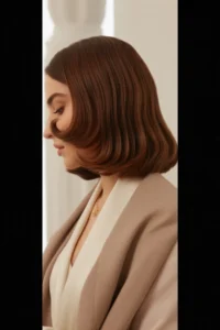 Brunette Hair with Face-Framing Layers