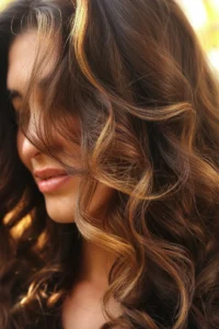 Chocolate Brown with Honey Ribbons