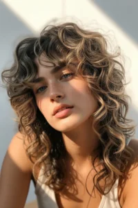 Curly Wolf Cut for Loose Waves