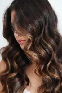 Dark Brunette + Caramel Money Pieces