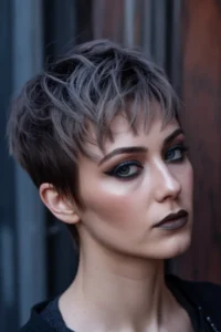 Grunge Pixie Cut (Messy + Textured)