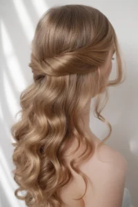 Half-Up Half-Down Curls
