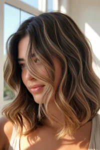 Kitty Cut with Balayage Highlights