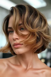 Kitty Cut with Side Part