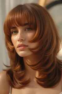 Kitty Cut with Volume Blowout Bangs