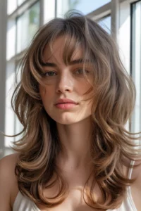 Long Shag with Wispy Bangs