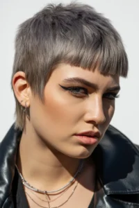 Short Shag with Micro Bangs