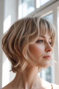 Short Shag with Wispy Bangs