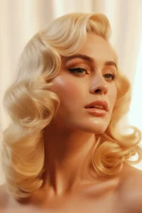 Soft Blonde Hollywood Waves