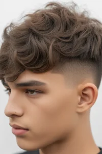 Subtle Mullet with Blowout Volume