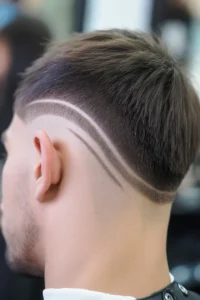 Subtle Mullet with Burst Fade