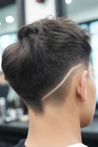 Subtle Mullet with French Crop Fringe