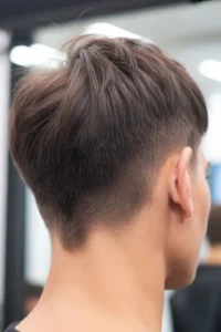 Subtle Mullet with High Fade