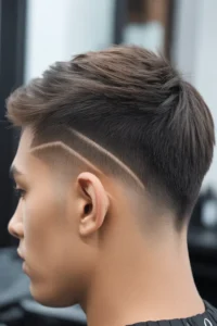 Subtle Mullet with Low Taper Fade