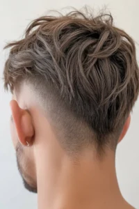 Subtle Mullet with Shaggy Texture