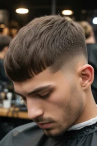 Subtle Mullet with Textured Crop Top