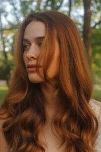 Warm Chestnut Brown Glow