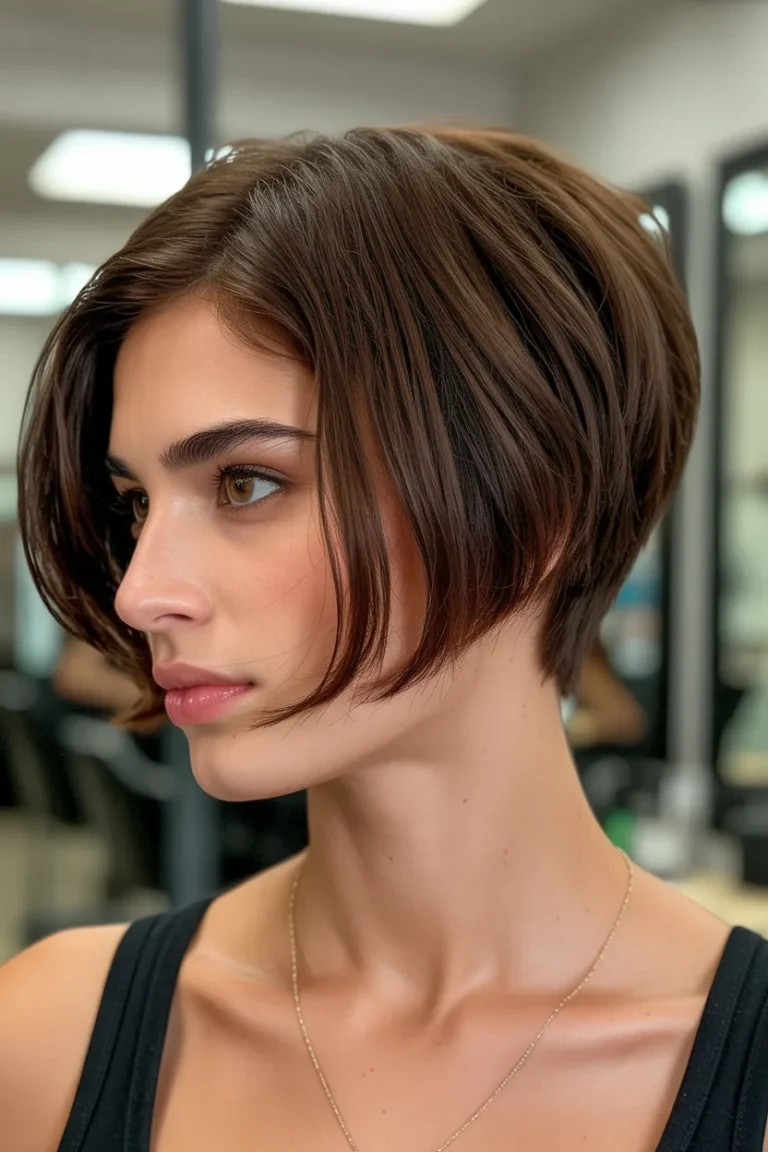 19 Short Stacked Wedge Haircut Ideas