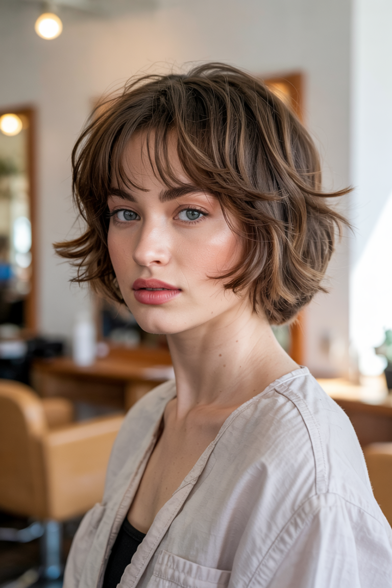 17 Short Shaggy Haircuts Full of Texture