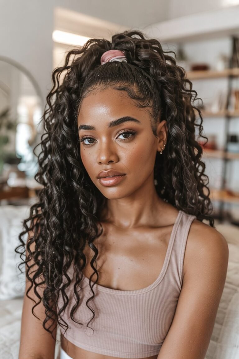 17 Half Up Half Down Hairstyles for Black Women