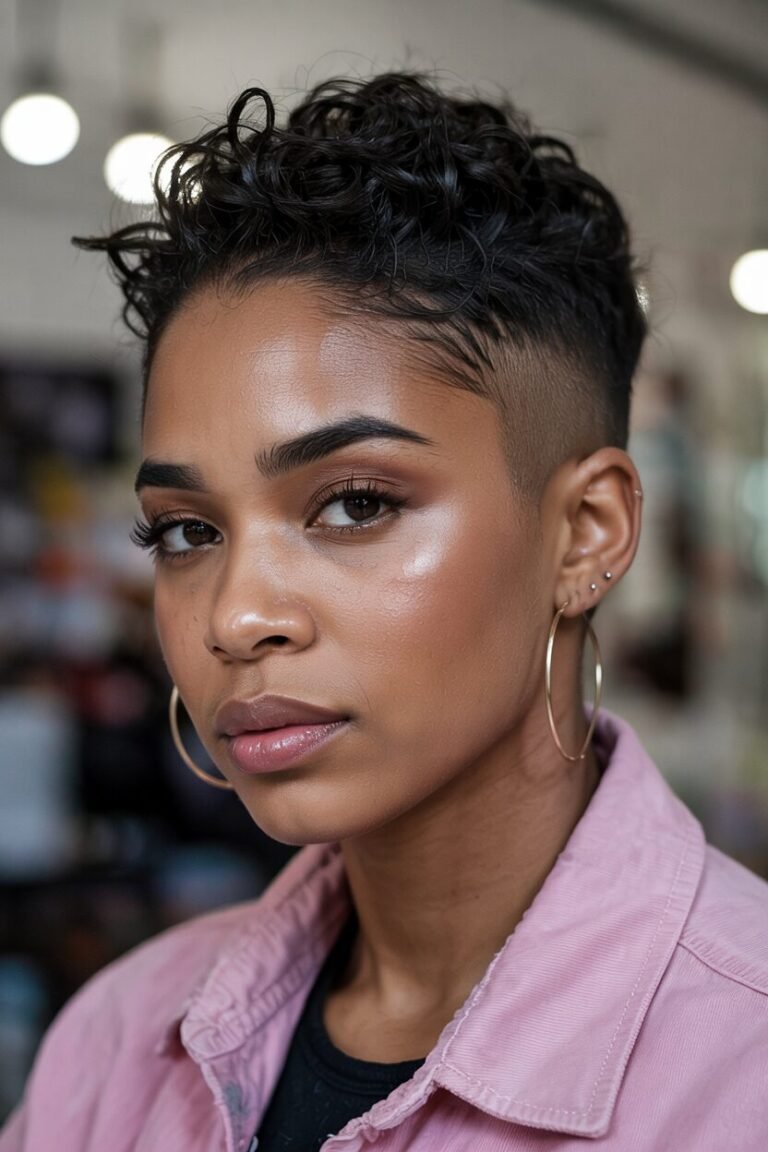 17 Bald Fade Women Black Short Hair Ideas