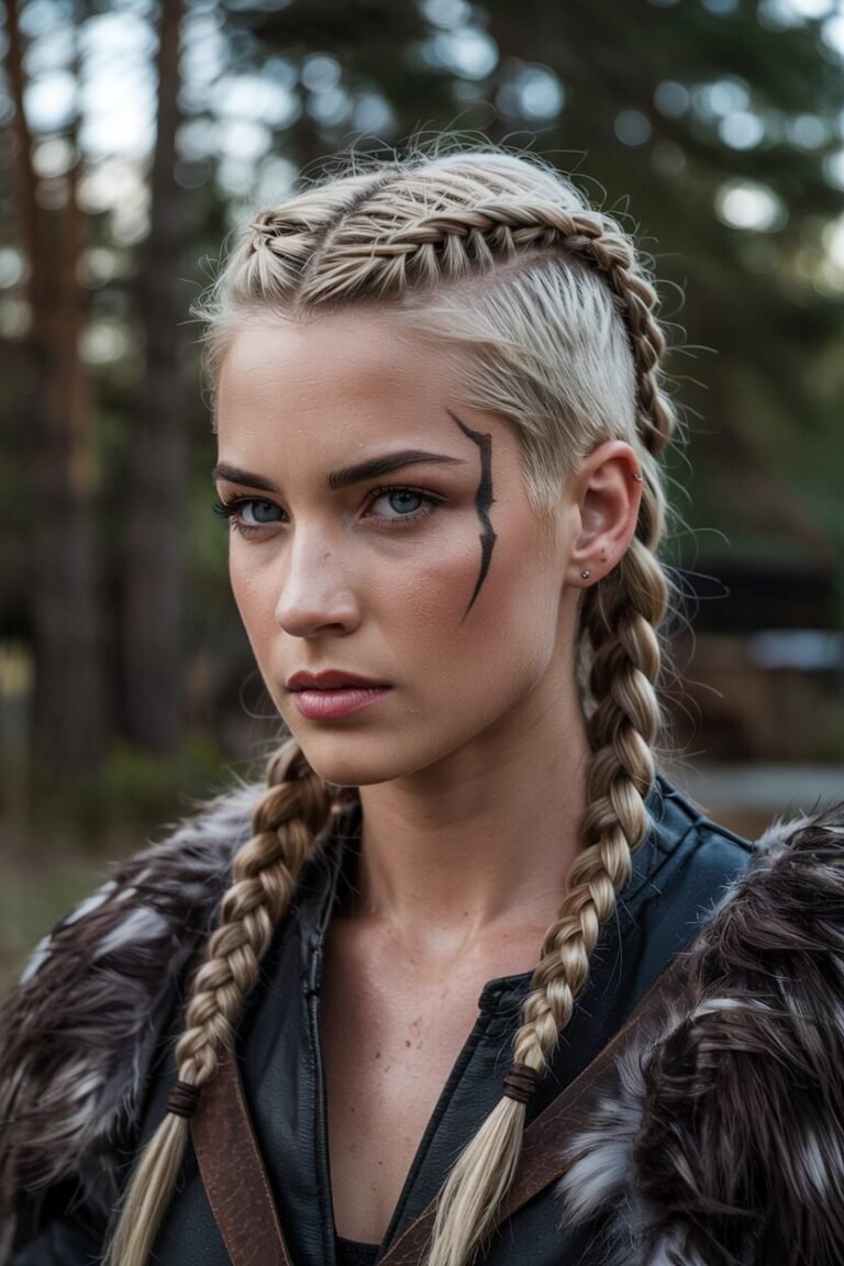 17 Short Viking Hairstyles for Women with Edge