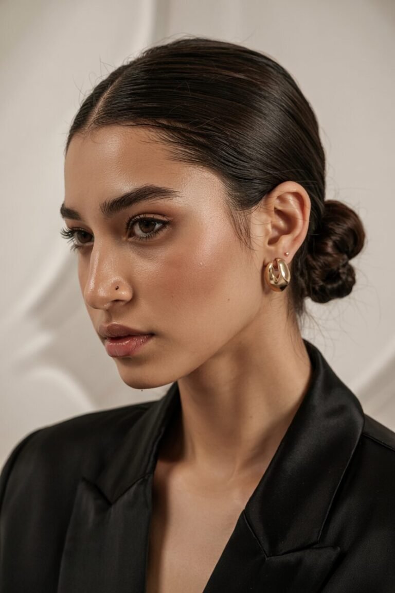 19 Slicked Front Hair Styles for a Sleek Look