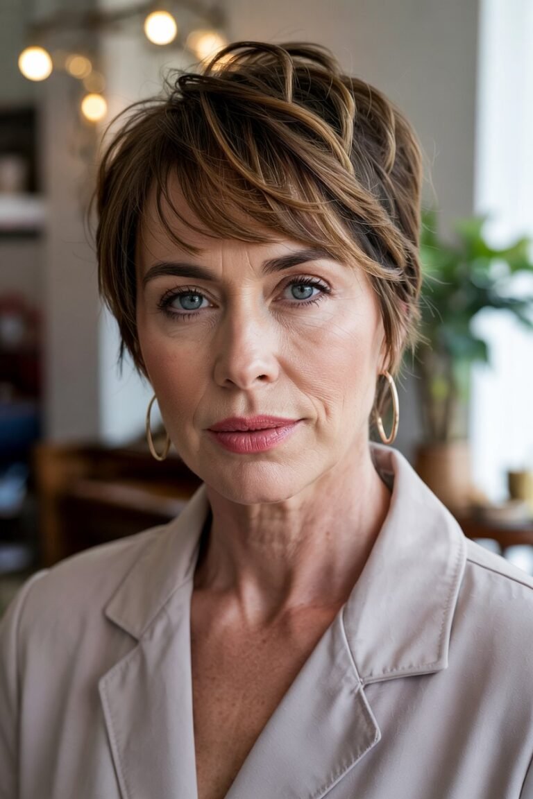 17 Edgy Pixie Hairstyles for Women Over 40